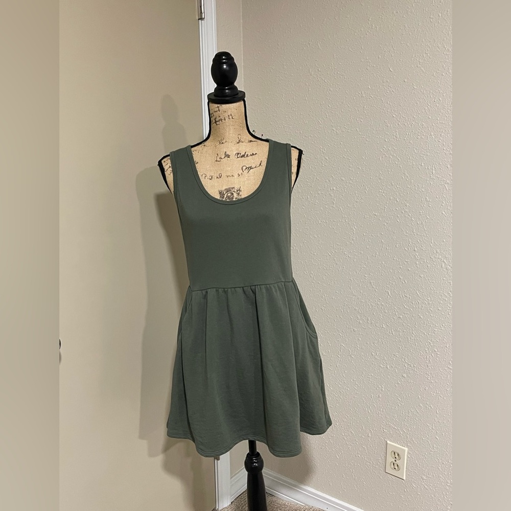 Forest Green dress with pockets